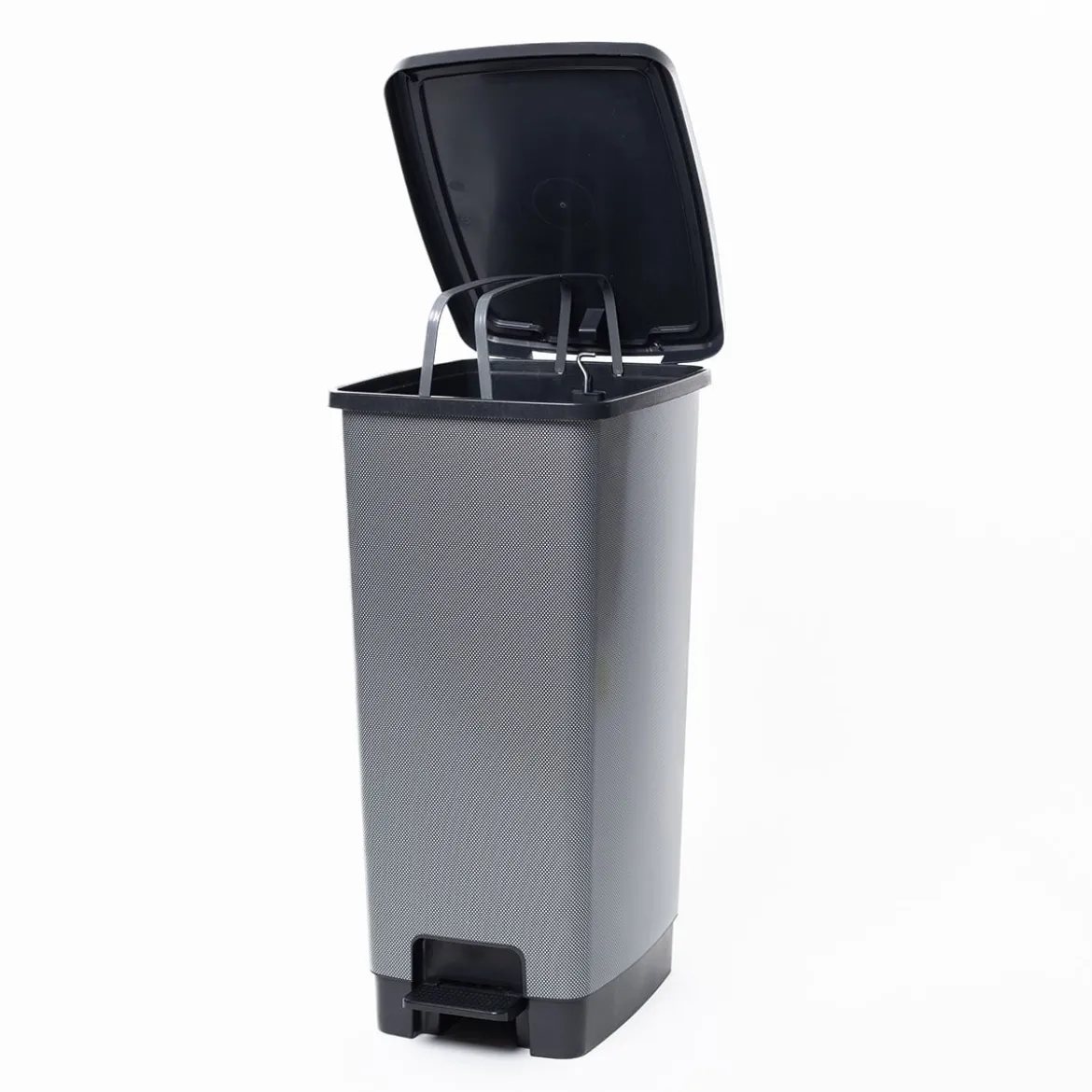 Cubo De Basura Carbono Cover Con Pedal 40L