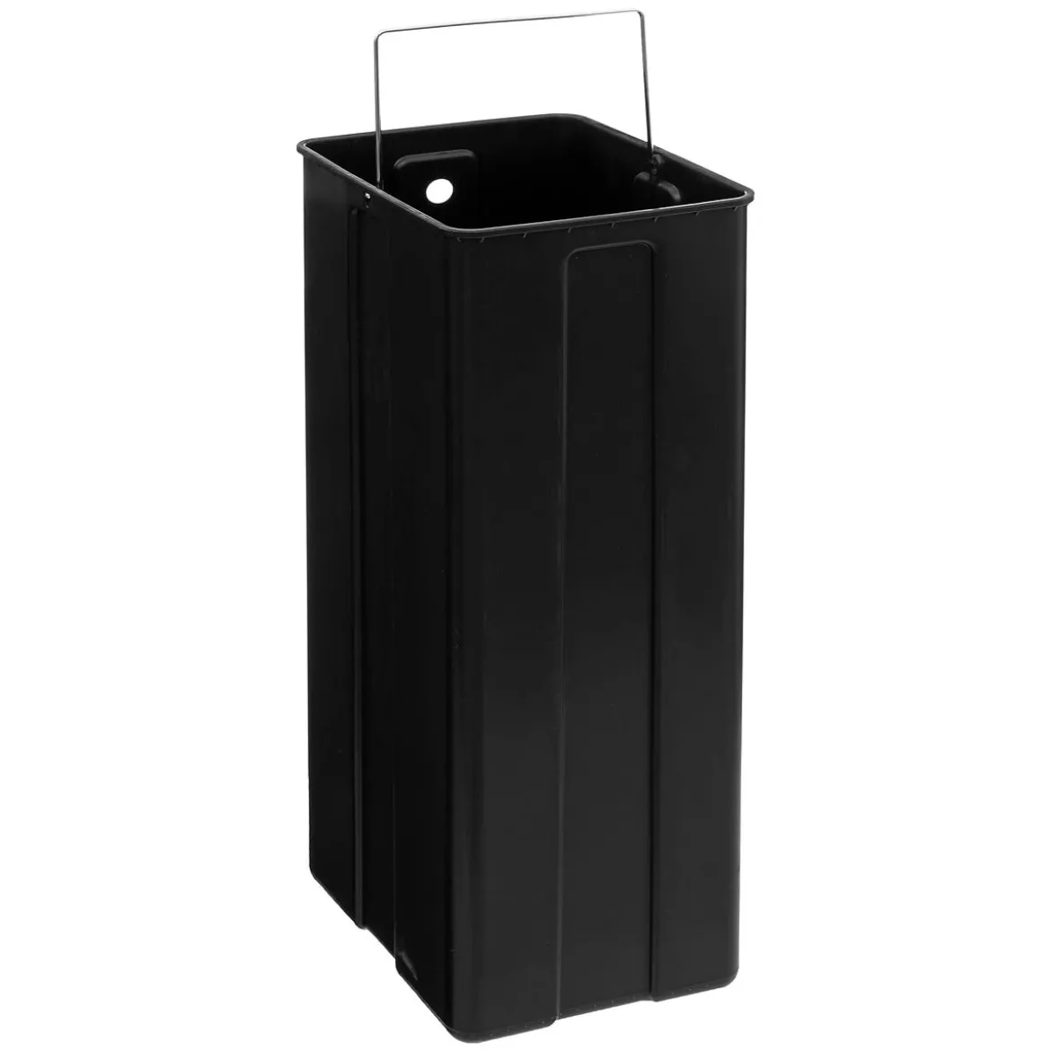 Cubo de basura con pedal ARIANE plateado 30L