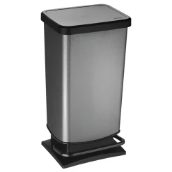 Cubo De Basura Con Pedal 40L Carbono