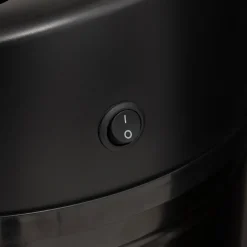 Cubo de basura con sensor automático negro inox