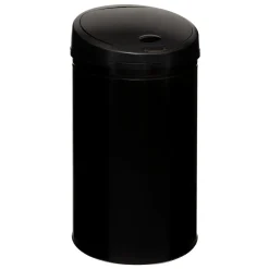 Cubo de basura con sensor automático negro inox