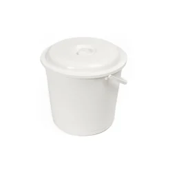 Cubo De Basura Con Tapa 16L Europa Blanco