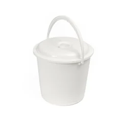 Cubo De Basura Con Tapa 16L Europa Blanco