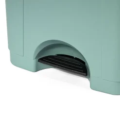 Cubo De Basura C/Pedal Azul 35L