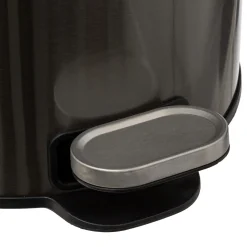 Cubo De Basura Delta Gris Metálico 30L