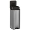 Cubo de basura DELTA metálico 30L