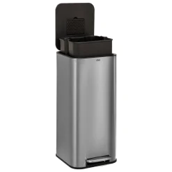 Cubo de basura DELTA metálico 30L