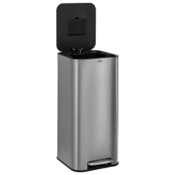 Cubo de basura DELTA metálico 30L