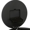 Cubo de basura DELTA plateado de metal 30l