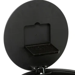 Cubo de basura DELTA plateado de metal 30l