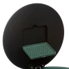 Cubo de basura DELTA verde de Metal 30l