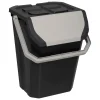 Cubo de basura 37L apilable con asa