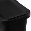 Cubo De Basura Negro Con Asa 12L