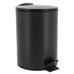 Cubo De Basura Negro Mate De Metal SoftClose 3L