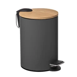 Cubo De Basura P/Baño Cierre Suave 3L