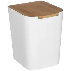 Cubo De Basura P/Baño De Plast.C/Tapa 5L