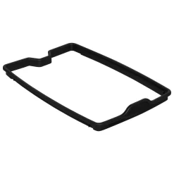 Cubo de basura plateado softclose 40L