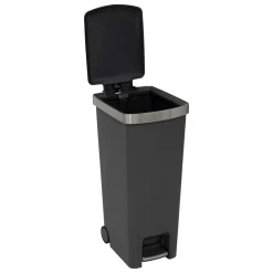 Cubo de basura ruedas y pedal 45L