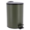 Cubo De Basura Verde Caqui Mate Metal SoftClose 3L