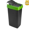 Cubo de reciclaje con tapa basculante 60L