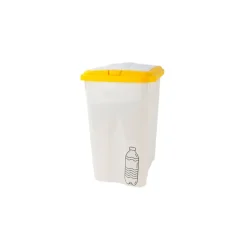 Cubo De Reciclaje Plástico C/Tapa 21L