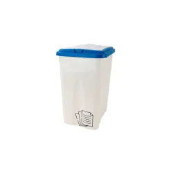 Cubo de Reciclaje Plástico C/Tapa 21L