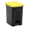 Cubo De Reciclaje Plástico 25L Amarillo