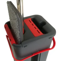 Cubo 4l + mopa gris/rojo 3.5l