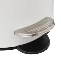 Cubo MODERN blanco de metal softclose 3L