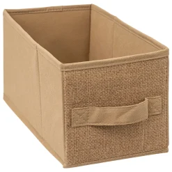 Cubo Organizador Beige 15x31cm