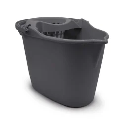 Cubo Ovalado De Plast.Con Pico 15L Gris