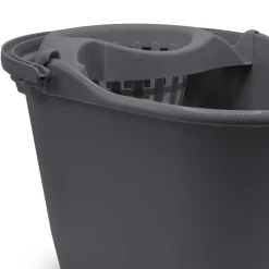 Cubo Ovalado De Plast.Con Pico 15L Gris