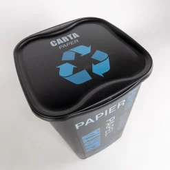Cubo recicalje para papel azul 50L