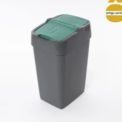 Cubo reciclaje con tapa basculante 18L