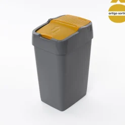 Cubo reciclaje con tapa basculante 18L