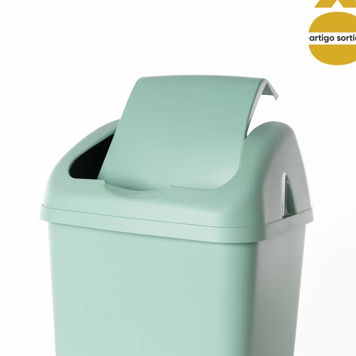 Cubo reciclaje con tapa 35L