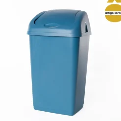 Cubo reciclaje con tapa 35L