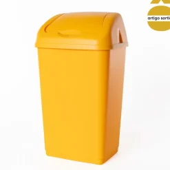 Cubo reciclaje con tapa 35L