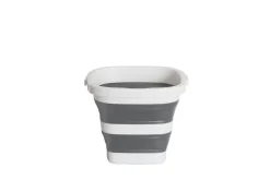 Cubo Retráctil Gris Y Blanco 5L