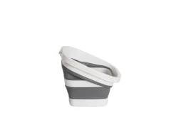 Cubo Retráctil Gris Y Blanco 5L
