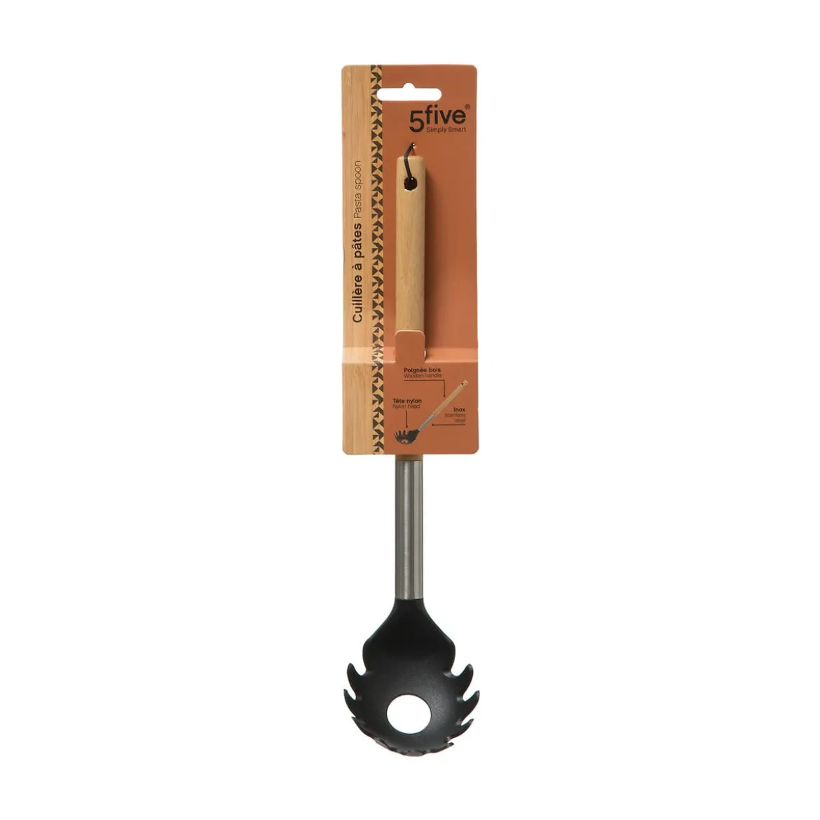 Cuchara Para Pasta Mango De Madera
