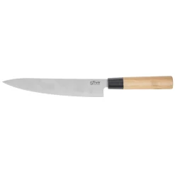 Cuchillo De Chef Con Mango De Bambú