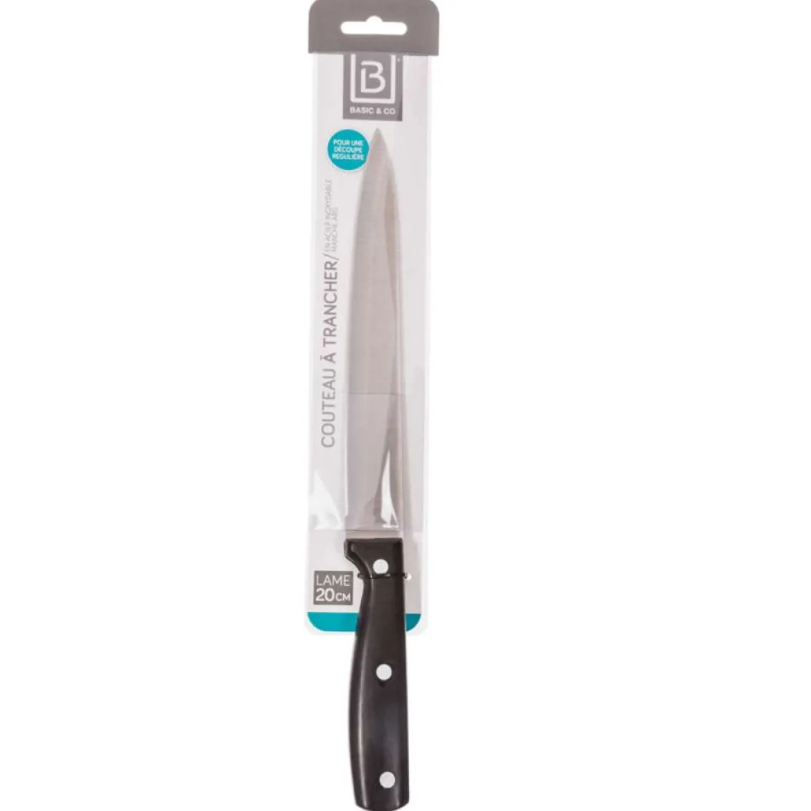 Cuchillo Trinchante Con Mango Liso