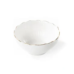 Cuenco Aubrey Blanco De Gres 15cm