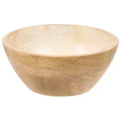 Cuenco AVA blanco de madera mango 16cm