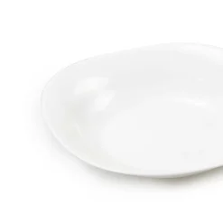 Cuenco Cuadrado Cerámica Blanco 18Cm