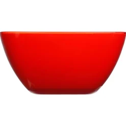 Cuenco Cuadrado Rojo 14Cm