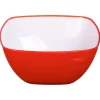 Cuenco Cuadrado Rojo 19Cm