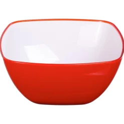 Cuenco Cuadrado Rojo 19Cm