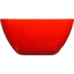 Cuenco Cuadrado Rojo 19Cm